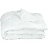 ZOLLNER Bettdecke Polyester atmungsaktive Füllung - 135x200cm mit 1300g Füllung - Made in Europe - waschbar bis 95°C - Wärmeklasse 3 - Oeko Tex® Zertifiziert