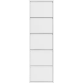 mömax Bert 51 x 170 x 16 cm 5 Klappen / weiß