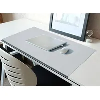 Schreibtischunterlage mit Kantenschutz, weiches Lux-Leder, 100 x 50 cm, multifunktional, Schreibtischunterlage aus Leder, Büromaus, PC-Tastatur-Pads, wasserdicht, öldicht, staubdicht