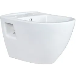 Creavit Design Hänge WC mit Taharet/Bidet/Dusch-WC Funktion Weiß