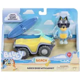 Moose Bluey Vehicle & Figure - Beach Quad