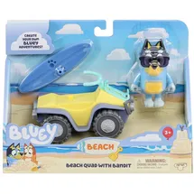 Moose Bluey Vehicle & Figure - Beach Quad