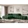 altdecor Ecksofa, Grün, Textil, 6-Sitzer, L-Form, Ottomane links, 289x176 cm, Wohnzimmer, Sofas - Couches, Wohnlandschaften, Ecksofas