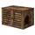 Songmics Katzentoilette 80x53x49,2cm Braun