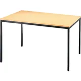 einkaufsbüro deutscher eisenhändler gmbh Tisch 1400x800 mm schwarz / Buche