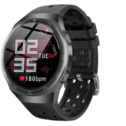 TPFNet Smart Watch / Fitness Tracker IP68 - Silikon Armband - Android & IOS - Grün