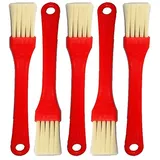 avasee Flachpinsel 178 mm - 5er Pack; Rot, Kunststoff, Kunststoffgriff, Küchenutensil, Bürste, Pinsel