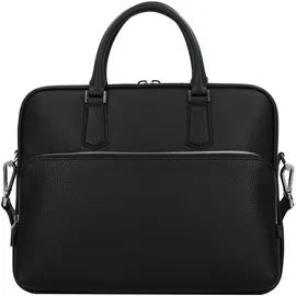 Boss New Crosstown Aktentasche Leder 38 cm Laptopfach schwarz