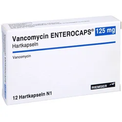 VANCOMYCIN ENTEROCAPS 125 mg Hartkapseln 12 St
