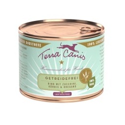 Terra Canis Getreidefrei Adult 12x200g Rind mit Zucchini, Kürbis & Oregano