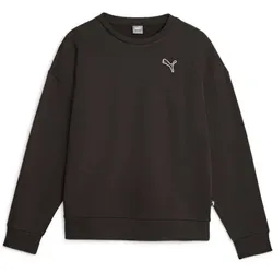 PUMA Damen Sweatshirt BETTER ESSENTIALS Crew FL, PUMA BLACK, L