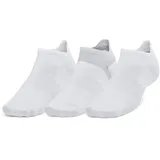 Under Armour Dry Run Lite No Show Tab Laufsocken 3 Paare Weiß XL (47,5-50,5)