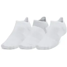 Under Armour Dry Run Lite No Show Tab Laufsocken 3 Paare Weiß XL (47,5-50,5)