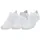 Under Armour Dry Run Lite No Show Tab Laufsocken 3 Paare Weiß XL (47,5-50,5)