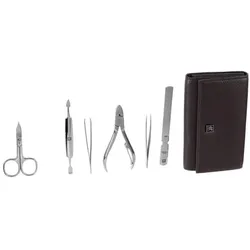 Zwilling Maniküre Pediküre Set 7tlg. mit Nagelknipser, Leder