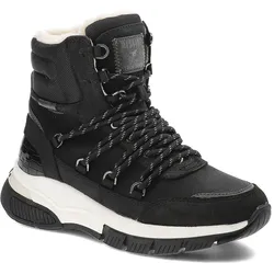 Schwarze Schneeschuhe Mustang Gefütterte Damenschuhe, 37
