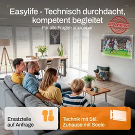 Easy Life EasyLife TV Wandhalterung elektrisch Auto Drive-out 32–75 Zoll | 50 kg | Schwarz