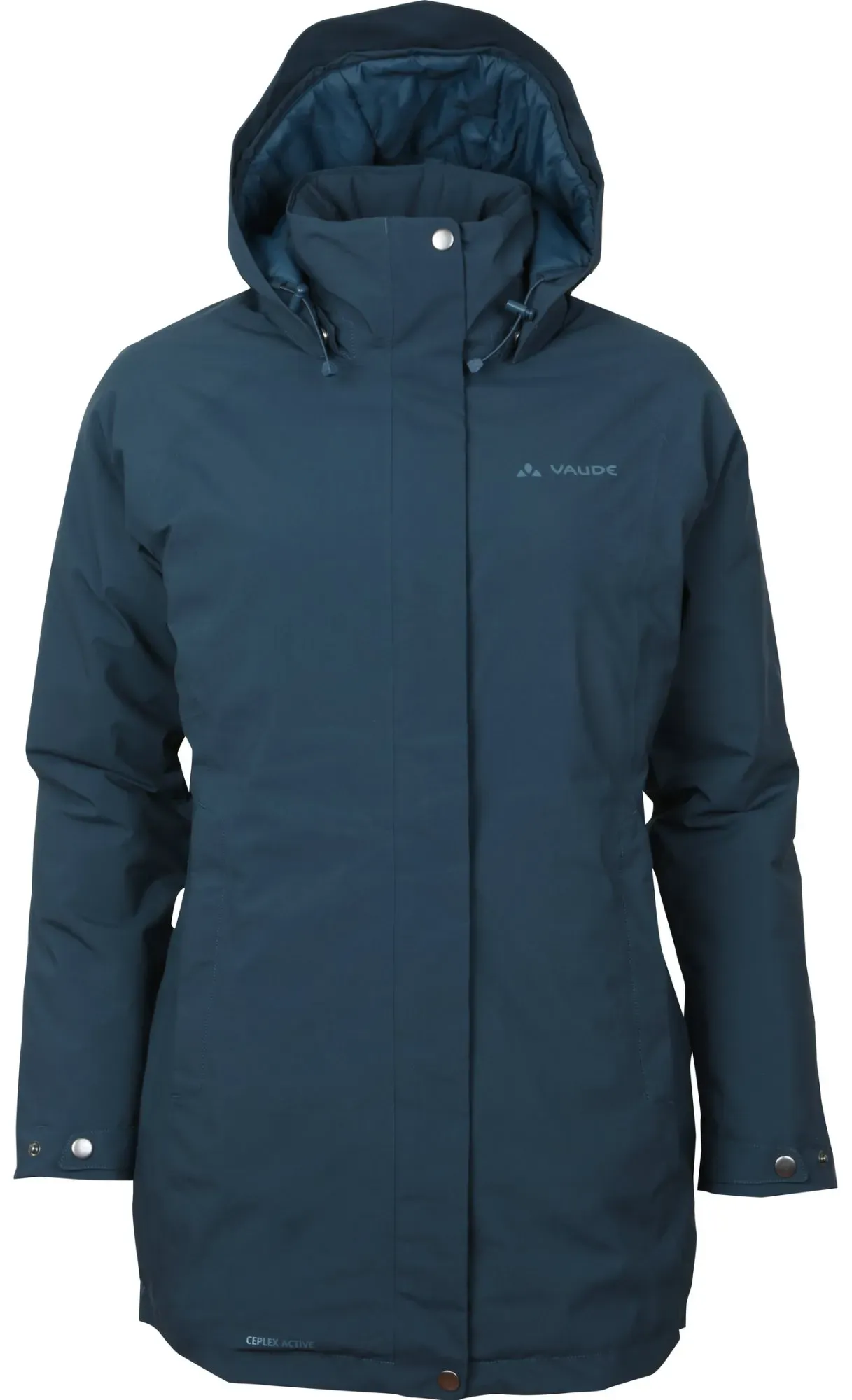 Vaude Damen Curnera Parka - 36 - dark sea