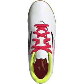 adidas F50 Club Indoor Boots Kinder Cloud White/Core Black/Solar Yellow 34