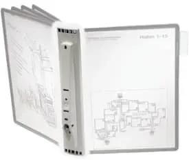 Sichttafel Wandhalter leer grau MODULE 5 DURACLIP 5622 10