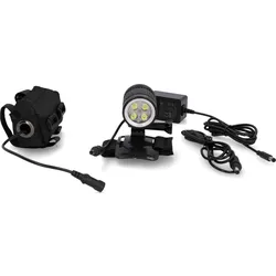 FISCHER Fahrrad Stirnlampe »LUMOZ H1600«, (4 St.) FISCHER Fahrrad schwarz