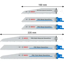 Bosch PRO Demolition Säbelsägeblatt Set 6-tlg.