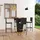 vidaXL Gartenbar Set 5-tlg. Schwarz