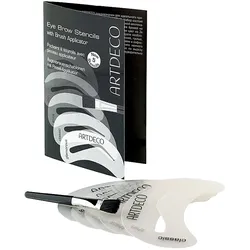 ARTDECO EYE BROW stencils with brush applicator 1 u