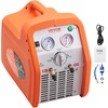 Zwei-Zylinder Kältemittelabsauggerät Kältemittel Absaugstation, 1 HP Kältemittel Absauggerät Refrigerant Recovery Machine 220-240 V, 7,7 lbs/min Kältemittel Abpumpstation