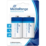 MediaRange Premium Alkaline Mono D, 2er-Pack (MRBAT109)