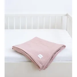 LOOLAY Bettüberwurf 150 x 200 cm Rosa/Roségold