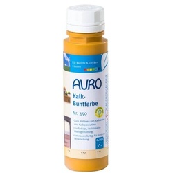 Auro Kalk-Buntfarbe 350 gelb - 0,25 l Flasche