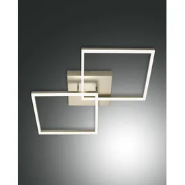 Fabas Luce Bard 2-fach 65x65 cm gold edelmatt