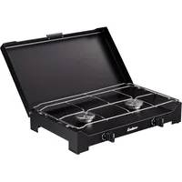 Enders Campingkocher DALGETY 2 Z Black, Gaskocher, 2-Flammig, Edelstahlbrenner,