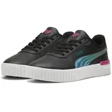 Puma Carina 2.0 Bouncy Sky Jr Sneaker Black-Cold Green, 38 EU