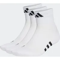 Adidas Performance Cushioned Mid-Cut Socken 3 Paar White / White / White 40-42