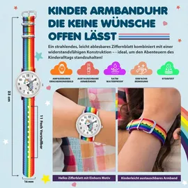 brecjon Einhorn Lernuhr 900 5ATM mehrfarbig Wechselarmband