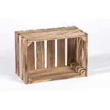 iWerk Holzkiste Geflammt S 34 x 23 x 18 cm 18-tlg.