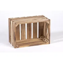 iWerk Holzkiste Geflammt S 34 x 23 x 18 cm 18-tlg.