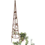 DanDiBo Ambiente Rankhilfe Pyramide 22 x 95 x 22 cm Braun