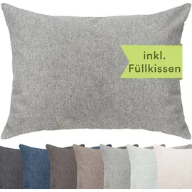Selfitex Couchkissen 60 x 80 cm Grau