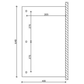 SKANHOLZ Terrassenüberdachung Bormio 648 x 400 cm beige