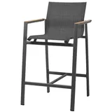 BEST Freizeitmöbel Best »Rhodos« Barhocker anthrazit 60,5x110x54 cm