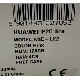 Huawei P20 lite Dual SIM 128 GB Sakura Pink