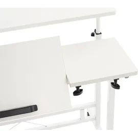 CLP Schreibtisch Telford I Neigbarer Computertisch Aus Metall I Laptoptisch Im Industrial Look