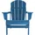 ASPERO Gartenstuhl Adirondack 75 x 75 x 83 cm blau