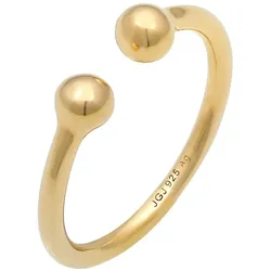 Elli Kugeln Minimal Offen Verstellbar 925 Sterling Silber goldfarben Damen 