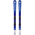 Salomon L S/RACE Jr S + C5 GW J75 24/25 Carving Ski Kinder in blue-white, Größe 120 - blau