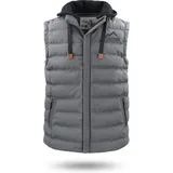 normani Outdoor Sports Herren Winter-Steppweste Nanaimo in Grau | Gr.: 3XL