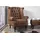 Riess-Ambiente Ohrensessel CHESTERFIELD Mikrofaser 85 x 105 x 70 cm Antik Braun